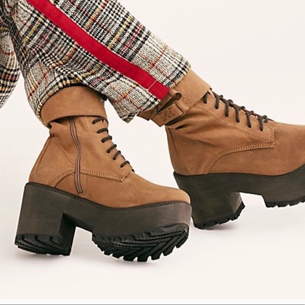 Free People Lace Up Boot